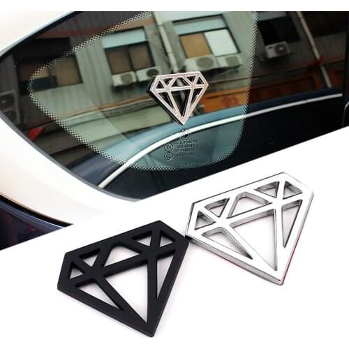 3D Diamond Sticker Car Stickers and Decal Car Window Metal Reflective Sticker Car Styling Accessories Stickers