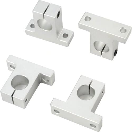 4pcs SK8 SK10 SK12 SK16 SK20 SK25 SK30 SK35 linear bearing rail shaft Support Linear Shaft Linear Rod CNC Router 3D printer Part