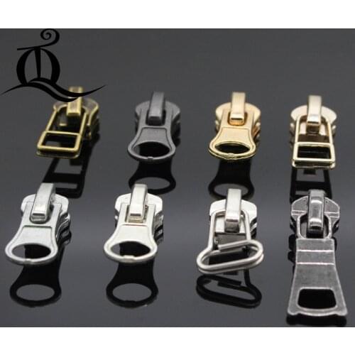 5 pcs 5# mix zipper repair kits zipper puller Metal zipper slider,zipper head,Garment,bag and suitcase accessories,clothes,t24