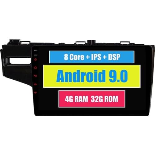 Car Multimedia Player For Honda Fit Jazz 2014 2015 2016 2017 2018 Android 9.0 Autoradio Bluetooth Radio GPS Navigation DSP