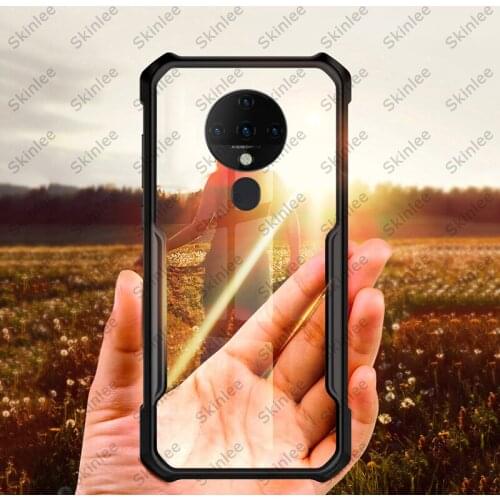 Skinlee For TECNO Spark6 Case Official Original Shockproof Clear With Soft Frame Airbag Cover For Tecno Spark 6 Case