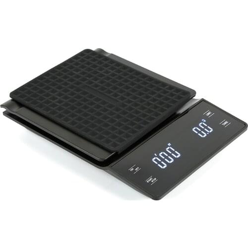 3kg/0.1g Drip Coffee Scale With Timer Portable Electronic Digital Coffee Weight Household Drip Scale Timer LCD Electronic Scale