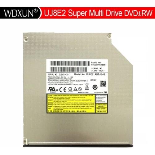 For Panasonic UJ8E2 Dual Layer 8X DVD RW RAM DL Burner 24X CD-R Writer Super Multi Laptop Internal 9.5mm SATA Tray Optical Drive