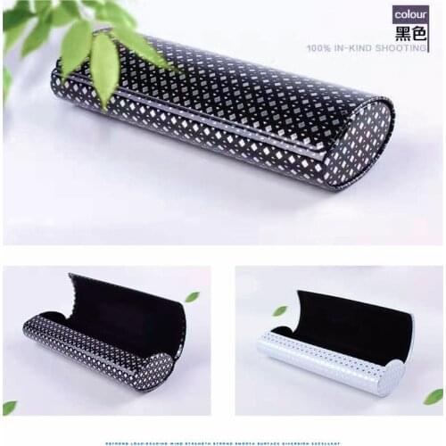 1Pc PU Leather Eyewear Case Sunglasses Storage Boxes Glasses Package Portable Travel Accessories Hard Eyewear Case Protector