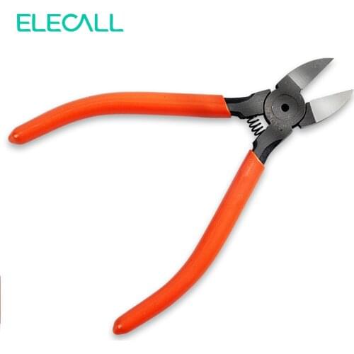 ELECALL Mini Side Cutters 5 Or 6 Inches Cut Line Pliers Oblique Nose Pliers Utility Pliers Diagonal Pliers Wire Nipper