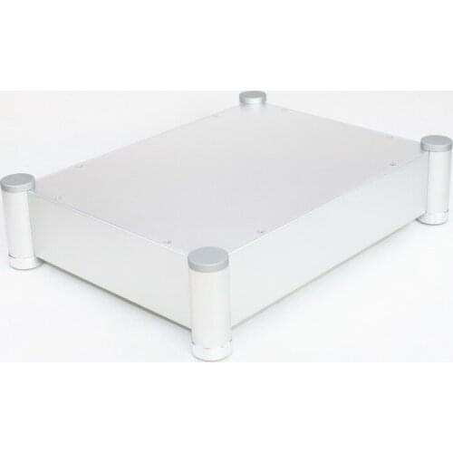 WA90 All aluminum amplifier chassis / Preamplifier case / AMP Enclosure DIY box (395 *80*295mm)