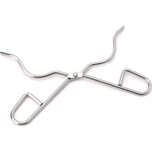 Professional Grade Stainless Steel Crucible Tongs Graphite Melting Plier Holder