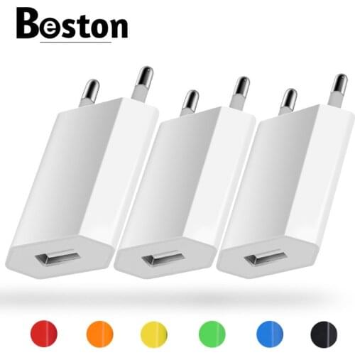 Phone charger European EU Plug USB AC Travel Wall Charging Charger Power Adapter For Apple iPhone 7 8 X xiaomi 10 11 fast charge