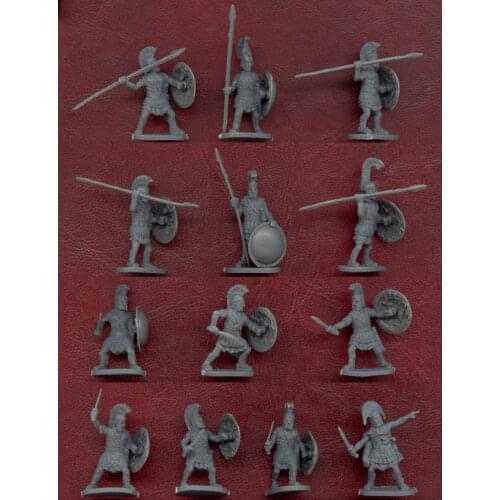 Super mini pvc figure 1/72 model Ancient Greek soldiers 13pcs/set