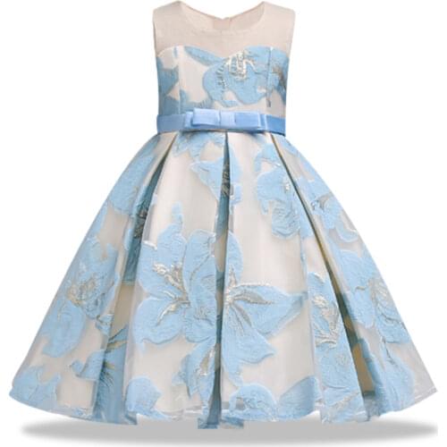 Teenager Party Dress Children Clothing Girl Dress Kids Clothes Flower Girls Dress For Wedding Birthday Party Baby Girl Dress