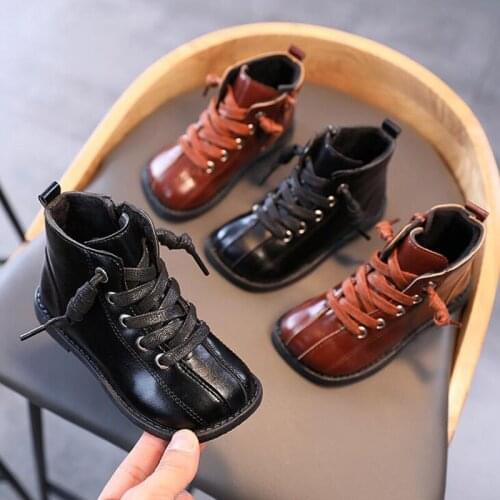 YWPENGCAI Children's Leather Shoes