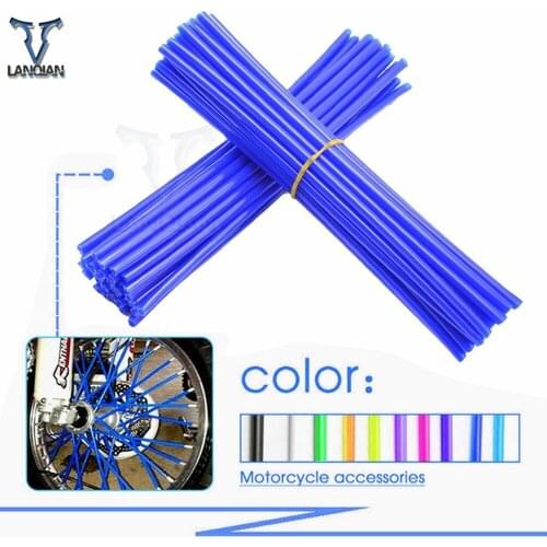 Motorcycle Dirt Decoration Motocross Wheel Spoke Skins Protector Covers for HONDA CRF230 CRF250 CRF450 CRM250 XR250 XR400 XR600