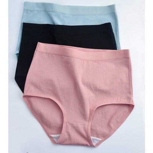 Lynmiss Women Panties Plus Size Belly Women Panties Lingeries Ladies Breathable Cotton Underwear Women Panties Briefs