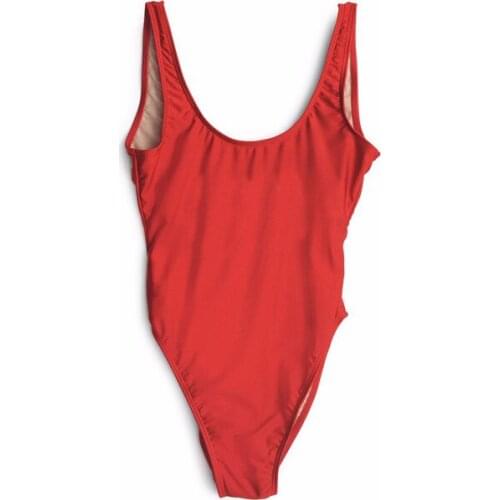 Custom letter print US Size S-XL Female one piece Swimwear high cut Bodysuit Bathing Suits Beachwear Backless jumpsuit