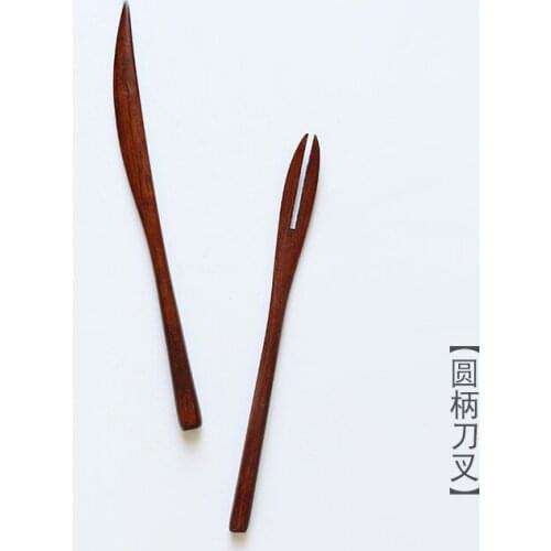 10 pieces Special kind of Japanese fine round handle cake sign Halloween fruit fork mini desserts dessert utility knives/forks