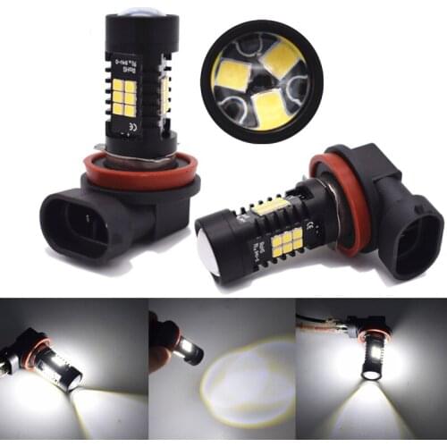 2x Canbus LED Fog Light Bulbs LED Bulb H8 H9 H11 Fog Lamp Daytime Running DRL Light For Honda Fit CR-V CR-Z Odyssey Accord