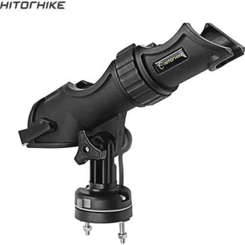 SUMMATES Fishing Tackle Accessory tool 360 Degree Adjustable Kayaks Fishing Boat Rail Side Mount Rod Holder 2018 New Arrivals