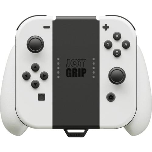 Skull & Co. JoyGrip Rechargeable JoyCon Grip Handle Bracket Holder Charger for Nintendo Switch Joy-Con Controller