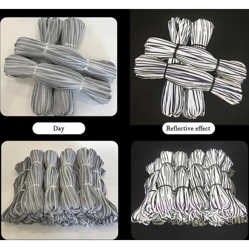 EN471 Bright silver Reflective Edge Strip Iridescence Reflective Garment Trim