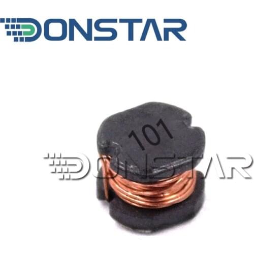 20PCS/Lot 5.8*5*4.5mm Inductor CD54 100UH 101 Power Inductance SMD New And High Quality
