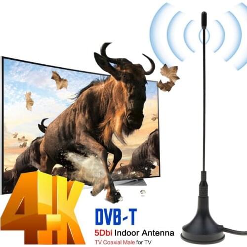 Kebidumei Hot Sale Indoor Antenna For DVB-T 5DBi Mini TV Antenna Aerial Digital For DVB-T TV HDTV Easy To Install