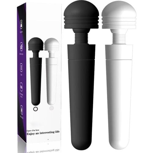 Powerful Oral Clit Vibrators Av Magic Wand Vibrator Anal Massager Adult Sex Toys For Women Adult Sex Product Stick Sex Shop