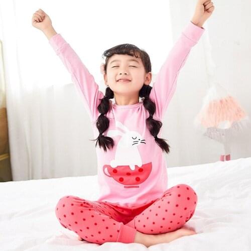 New Autumn Children Pajamas Set Boys Girls Pyjamas Baby Cotton Pijama Infantil Kids Sleepwear Nightwear Childrens Clothing Sets