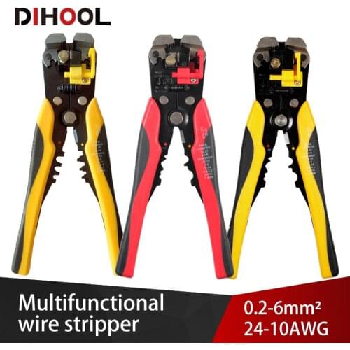 Crimping Pliers for 24-10AWG Wire Stripper clamp multifunctⅰona wire stripper wire Stripper tool