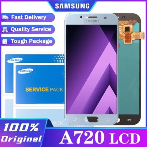 Original 5.7'' Display For Samsung Galaxy A7 2017 LCD A720M A720Y A720F A720 Touch Screen Digitizer Assembly Replacement Parts