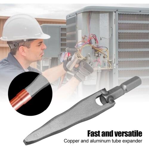 Practical Tube Expander Cross Screwdriver Drill Bit Copper Pipe Swaging Hand Tool for Air Conditioner Repairing Tool