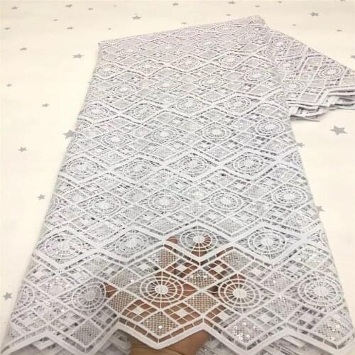 SJ Lace African Lace Fabrics 2021 High Quality Lace French Lace Fabric Nigerian Tulle Lace Fabrics Sequins For Wedding X2-27