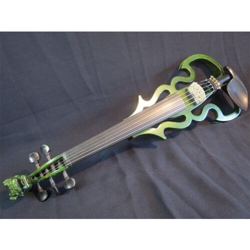 SONG Brand carved dragon scroll 5 strings 4/4 electric violin,solid wood