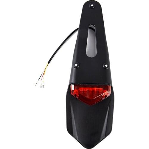 Universal Polisport Motorcycle LED Tail Light&Rear Fender Stop Enduro Dirt Bike Fender taillight MX Trail