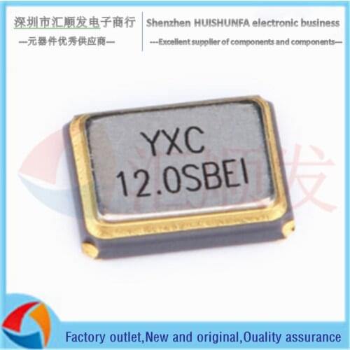 5pcs!!! 3225 SMD passive crystal oscillator / YSX321SL 12MHz 10ppm 20pF X322512MSB4SI 4 feet