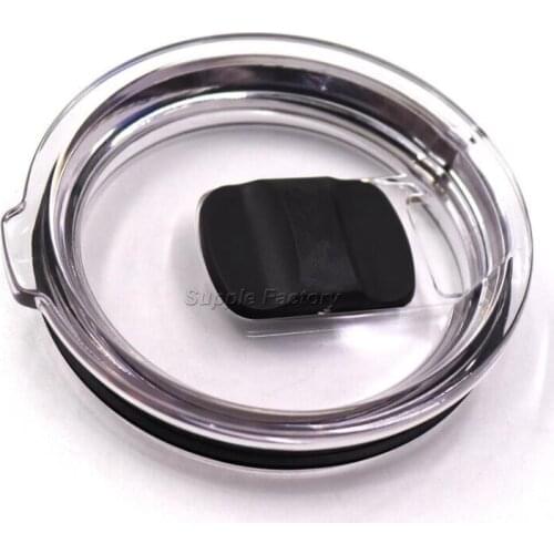 50pcs High Quality Crystal Clear MagSlider Lid for 30oz 20oz Tumbler Cup Replacement lids