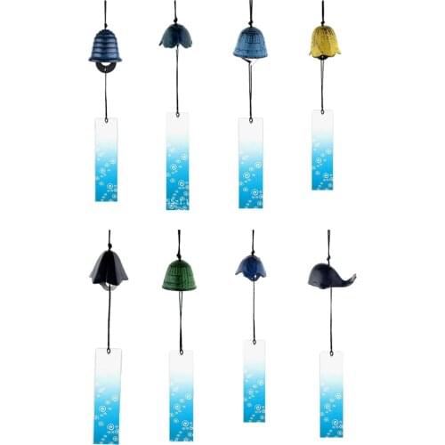 8Pieces Japanese Furin Wind Chime Nambu Cast Iron Iwachu Bells