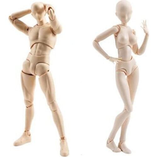 Anime figure movable Figures Toy Body Multi-joint Movable Figures Art Painting Model Toy Mannequin Collectible Toys