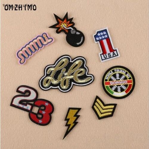 1Pcs Delicate Embroidery Patch for Clothing Iron on Embroidered Sew Fabric Badge Motif Garment DIY Apparel Applique Accessories