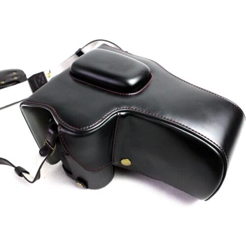 Deluxe Edition PU Leather Camera Case Cover For Canon EOS 6D II 6D2 6DII 6D Mark ii With Storage Bag Bottom Opening Case