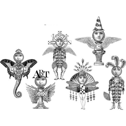 Childrens Art Transparent Clear Silicone Stamp/Seal for DIY scrapbook/photo album Decorative clear stamp sheets ST0859