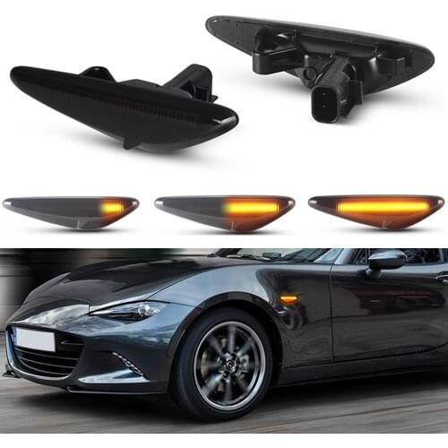 For Fiat 124 Spider Mazda MX-5 RX-8 6 Atenza GH 5 Premacy CW Dynamic LED Side Marker Blinker Turn Signal Light Error Free