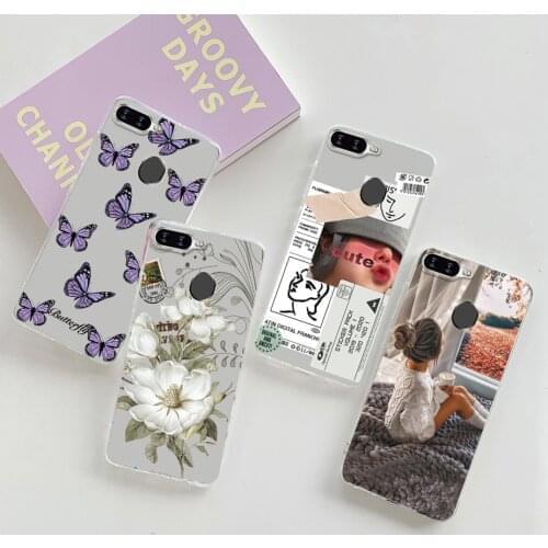 For OPPO A12 Phone Case Soft Fundas Flower Floral Printed TPU Silicone Back Cover For OPPO A12 A 12 OppoA12 CPH2083 Case 6.22