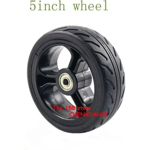 Fasion Inflation Wheel With Aluminium Alloy Hub With Inner Tube Electric Scooter Inch Pneumatic TireAp 5inch tyre Scoote