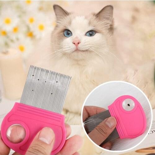 Cat Comb Pet For Dogs Chiens Supplies Grooming And Care Products Hair Tangle Teezer Chats Brush Animal Tools Remover Lice Flea