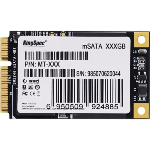 Kingspec MSATA SATA III II SSD 64GB MLC HDD For Dell M4500 M6400 Acer 722 W500 For HP Envy For IBM S430 Lenovo Y460 V3