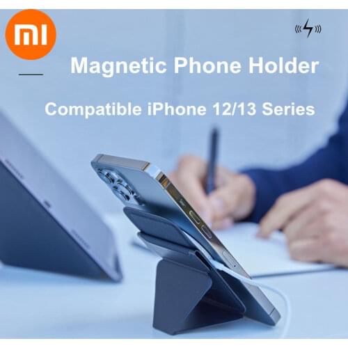 Xiaomi Magnetic Mobile Phone Holder for Apple iPhone 12 / 12 Pro / Mini / MagSafe Dedicated Desktop Lazy Bracket with Clip Stand