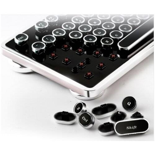 DIY Retro steam punk typewriter mechanical keyboard keycaps key cap 104/ 87 keys for gaming gamer keyboard decoration