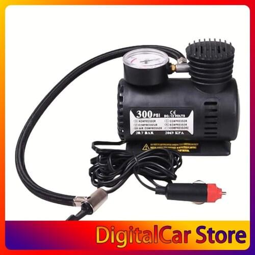12v Miniature Locomotive Air Pump Vehicle Tire Air Compressor Portable Vehicle Electric Small Air Pump High Quality DropShipping