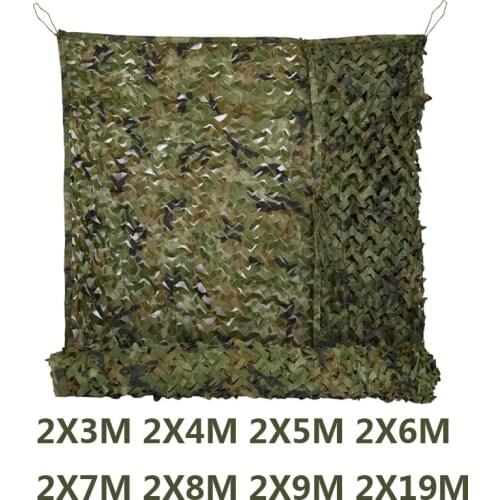 Woodland Camouflage Netting Sun Shelter Tents 150D Polyester Oxford Military Filet Militaire Camouflage Net Tactical Gear