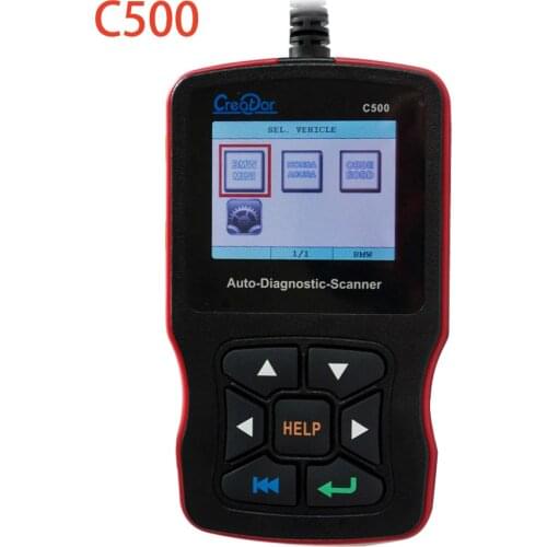 Newest Creator C500 Auto Diagnostic Scanner OBD2 Code Reader For OBDII / EOBD / BMW/ Honda/ Acura Diagnostic Tool